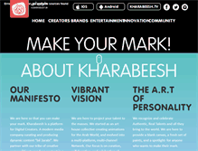 Tablet Screenshot of kharabeesh.com